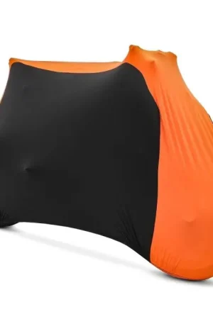 Motorfiets zeildoek compatibel met Kawasaki ER-6f ER-6n Craftride Indoor M-L in zwart-oranje Nieuwe Collectie