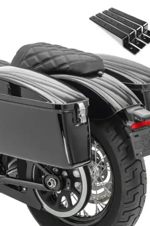 Harde zadeltassen compatibel met Yamaha YBR 125 Custom Craftride Dallas 23Ltr incl. Bevestigingsset Favoriet