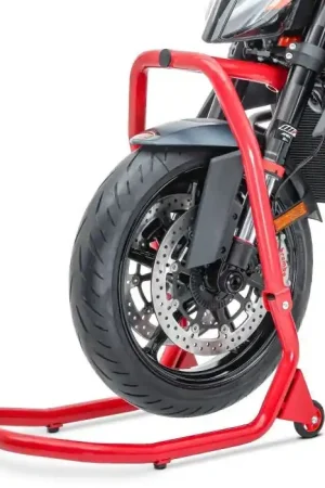 Stuurkopsteun Paddock Stand V4 compatibel met Kawasaki Z 750 S 05-06 rood Merkproduct