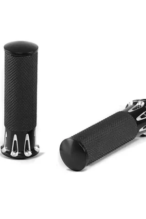 Uitverkoop Stuurstang Handgrepen 1" Inch CG12 Billet CNC compatibel met Kawasaki Yamaha Suzuki Honda zwart Craftride