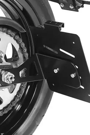 Kentekenplaathouder zijdelings M compatibel met Kawasaki Vulcan S / Café 15-25 zwart Craftride Nieuw