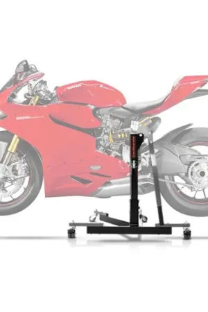 Direct Verzonden Center Paddock Stand compatibel met Ducati 1199 Panigale, R, S 12-14 Lift ConStands Power-Evo grauw