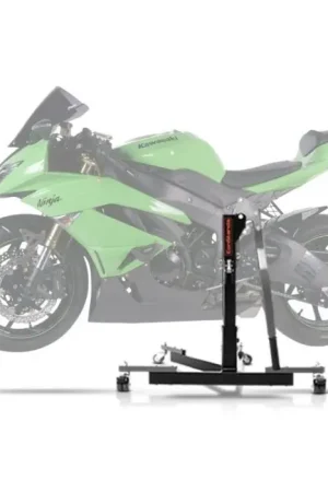 Center Paddock Stand compatibel met Kawasaki ZX-6R 09-20 Lift ConStands Power-Evo grauw Budget