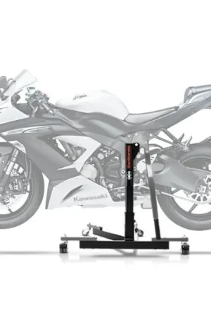 Lage Kosten Center Paddock Stand compatibel met Kawasaki ZX-6R 636 13-16 Lift ConStands Power-Evo grauw