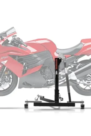 Center Paddock Stand compatibel met Kawasaki ZZR 1400 06-20 Lift ConStands Power-Evo grauw Nieuwe Collectie
