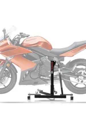 Center Paddock Stand compatibel met Kawasaki ER-6f 06-11 Lift ConStands Power-Evo grauw Seizoensaanbieding