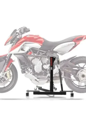 Center Paddock Stand compatibel met MV Agusta Rivale 13-18 Lift ConStands Power-Evo grauw Alleen Vandaag
