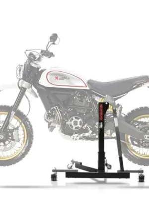 Center Paddock Stand compatibel met Ducati Scrambler Desert Sled 17-22 Lift ConStands Power-Evo grauw Nieuw Model