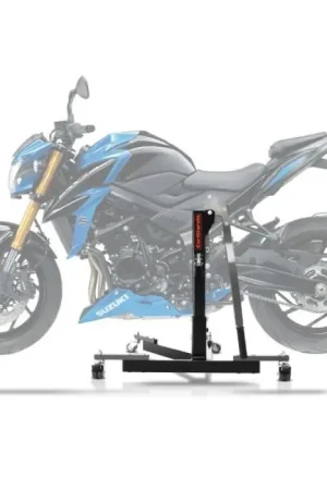 Lage Kosten Center Paddock Stand compatibel met Suzuki GSX-S 750 17-21 Lift ConStands Power-Evo grauw