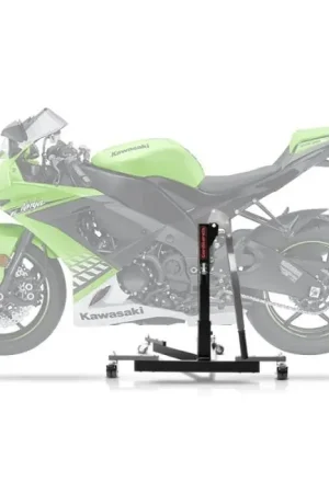 Modern Center Paddock Stand compatibel met Kawasaki ZX-10R 08-10 Lift ConStands Power-Evo grauw