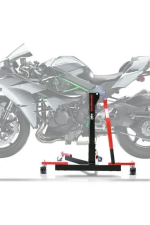 Fabrieksprijs Center Paddock Stand compatibel met Kawasaki Ninja H2/Carbon/ H2R 15-20 Lift ConStands Power-Evo rood