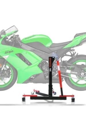 Center Paddock Stand compatibel met Kawasaki ZX-6R 07-08 Lift ConStands Power-Evo rood Uitverkoop