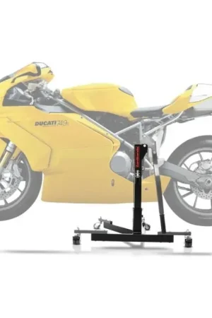 Exclusieve Aanbieding Center Paddock Stand compatibel met Ducati 749/ 999 03-07 Lift ConStands Power-Evo grauw