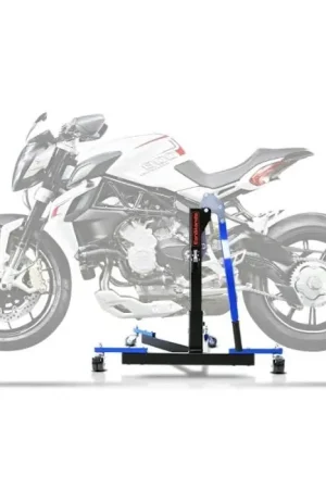 Center Paddock Stand compatibel met MV Agusta Brutale 800 Dragster/RR/RC/SCS/Rosso 14-25 Lift ConStands Power-Evo blauw Geld-Terug-Garantie