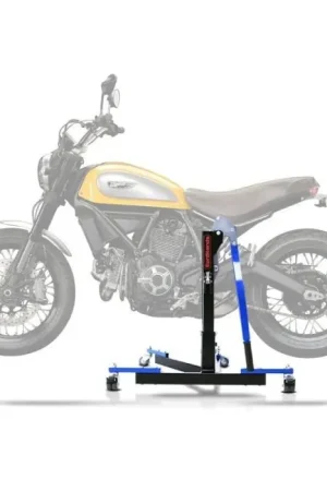 Center Paddock Stand compatibel met Ducati Scrambler Full Throttle 15-25 Lift ConStands Power-Evo blauw Actieprijs