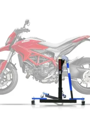 Groothandel Center Paddock Stand compatibel met Ducati Hypermotard 939 16-18 Lift ConStands Power-Evo blauw