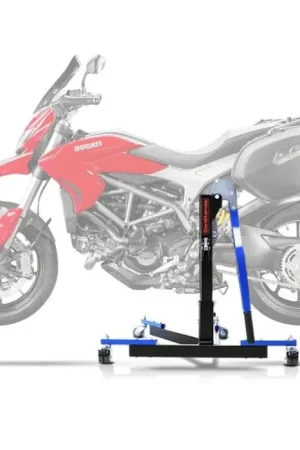 Center Paddock Stand compatibel met Ducati Hyperstrada 939 2016 Lift ConStands Power-Evo blauw Express Levering