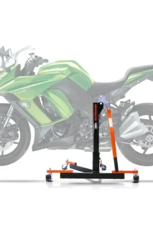Nieuwe Collectie Center Paddock Stand compatibel met Kawasaki Z 1000 SX 11-24 Lift ConStands Power-Evo oranje