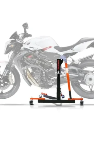 Uitverkoop Center Paddock Stand compatibel met MV Agusta Brutale 1078 RR 2009 Lift ConStands Power-Evo oranje
