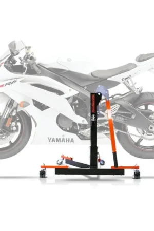 Wereldwijde Verzending Center Paddock Stand compatibel met Yamaha YZF-R6 06-20 Lift ConStands Power-Evo oranje