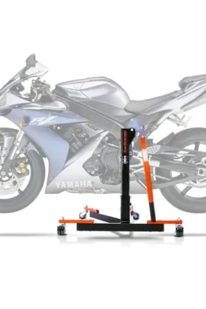 Center Paddock Stand compatibel met Yamaha YZF-R1 04-06 Lift ConStands Power-Evo oranje Gecertificeerd