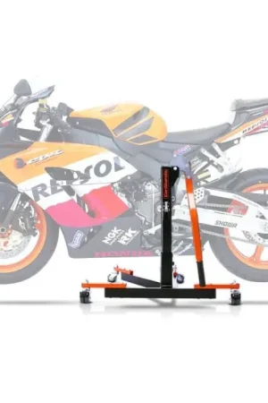 Center Paddock Stand compatibel met Honda CBR 1000 RR Fireblade 04-07 Lift ConStands Power-Evo oranje Laatste Versie
