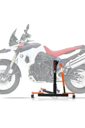 Center Paddock Stand compatibel met BMW F 800 GS/ Adventure 08-18 Lift ConStands Power-Evo oranje Nieuwe Collectie