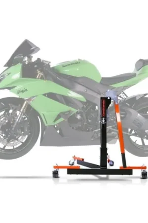 Center Paddock Stand compatibel met Kawasaki ZX-6R 09-20 Lift ConStands Power-Evo oranje Tijdelijk Beschikbaar