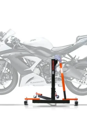 Beperkte Voorraad Center Paddock Stand compatibel met Kawasaki ZX-6R 636 13-16 Lift ConStands Power-Evo oranje
