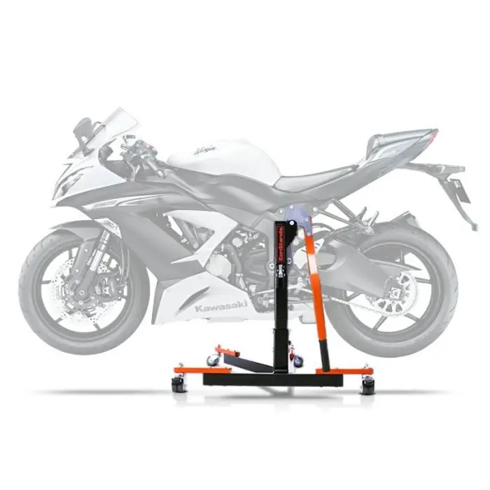 Beperkte Voorraad Center Paddock Stand compatibel met Kawasaki ZX-6R 636 13-16 Lift ConStands Power-Evo oranje