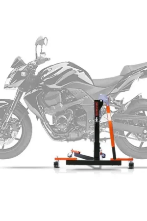Merkproduct Center Paddock Stand compatibel met Kawasaki Z 750/ R 07-12 Lift ConStands Power-Evo oranje