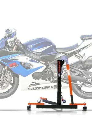 Modern Center Paddock Stand compatibel met Suzuki GSX-R 1000 05-08 Lift ConStands Power-Evo oranje