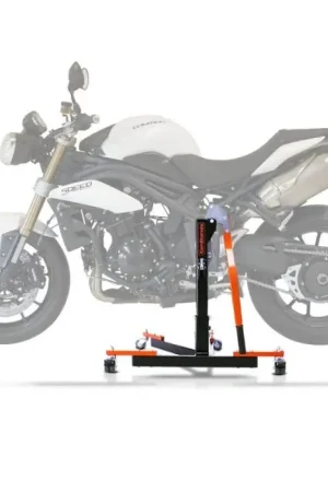 Direct Verzonden Center Paddock Stand compatibel met Triumph Speed Triple/ R/ S 11-20 Lift ConStands Power-Evo oranje