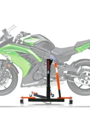 Bulkbestelling Center Paddock Stand compatibel met Kawasaki ER-6f 12-16 Lift ConStands Power-Evo oranje