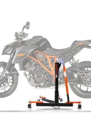 Center Paddock Stand compatibel met KTM 1290 Super Duke / R 14-16 Lift ConStands Power-Evo oranje Direct Beschikbaar