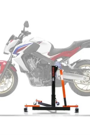 Center Paddock Stand compatibel met Honda CB 650 F 14-18 Lift ConStands Power-Evo oranje Shop Nu