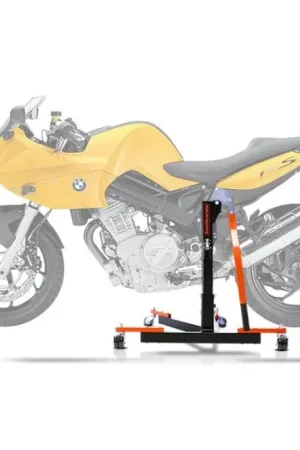 Budget Center Paddock Stand compatibel met BMW F 800 S 06-10 Lift ConStands Power-Evo oranje
