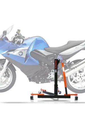 Center Paddock Stand compatibel met BMW F 800 ST 06-12 Lift ConStands Power-Evo oranje Handgemaakt
