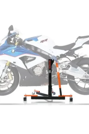 Modern Center Paddock Stand compatibel met BMW S 1000 RR 15-18 Lift ConStands Power-Evo oranje
