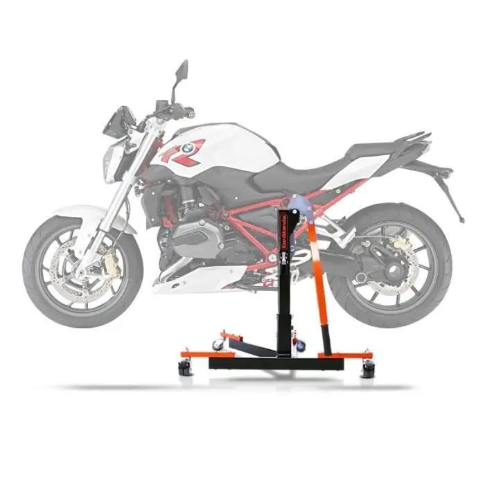 Authentiek Center Paddock Stand compatibel met BMW R 1200 R 15-18 Lift ConStands Power-Evo oranje