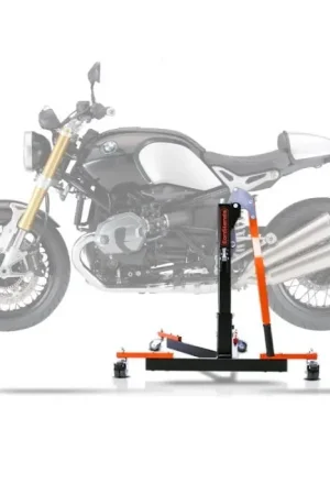 Korting Center Paddock Stand compatibel met BMW R NineT Pure 17-23 Lift ConStands Power-Evo oranje