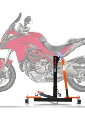 Wereldwijde Verzending Center Paddock Stand compatibel met Ducati Multistrada 950/ S 17-21 Lift ConStands Power-Evo oranje