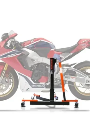 Gereduceerde Prijs Center Paddock Stand compatibel met Honda CBR 1000 RR Fireblade 17-19 Lift ConStands Power-Evo oranje