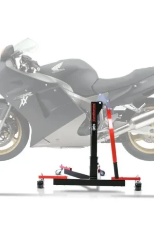 Koopje Center Paddock Stand compatibel met Honda CBR 1100 XX 97-07 Lift ConStands Power-Evo rood