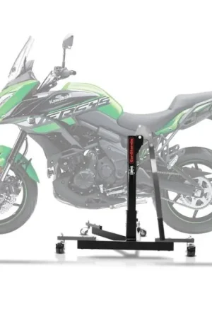 Gratis Retour Center Paddock Stand compatibel met Kawasaki Versys 650 06-25 Lift ConStands Power-Evo grauw