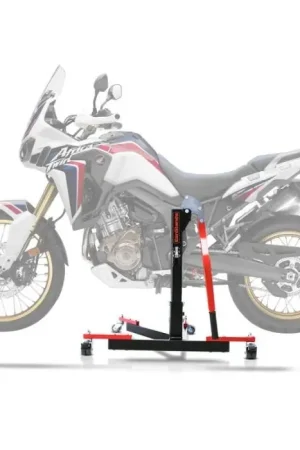 Nieuw Center Paddock Stand compatibel met Honda Africa Twin CRF 1000 L 16-19 Lift ConStands Power-Evo rood