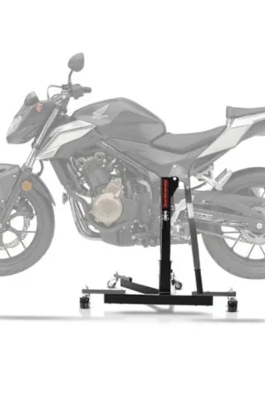 Center Paddock Stand compatibel met Honda CB 500 F 16-18 Lift ConStands Power-Evo grauw Premium