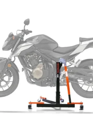 Center Paddock Stand compatibel met Honda CB 500 F 16-18 Lift ConStands Power-Evo oranje Ambachtelijk