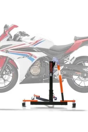 Goedkoop Center Paddock Stand compatibel met Honda CBR 500 R 16-18 Lift ConStands Power-Evo oranje