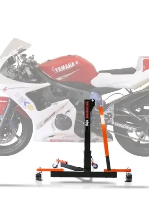 Voordeelprijs Center Paddock Stand compatibel met Yamaha YZF-R6 99-02 Lift ConStands Power-Evo oranje